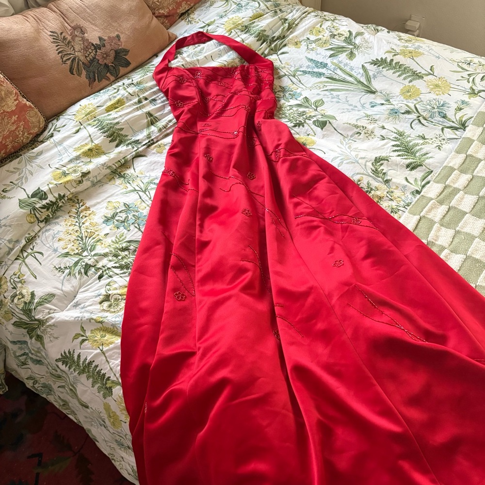 Y2K Halter Top Gown
